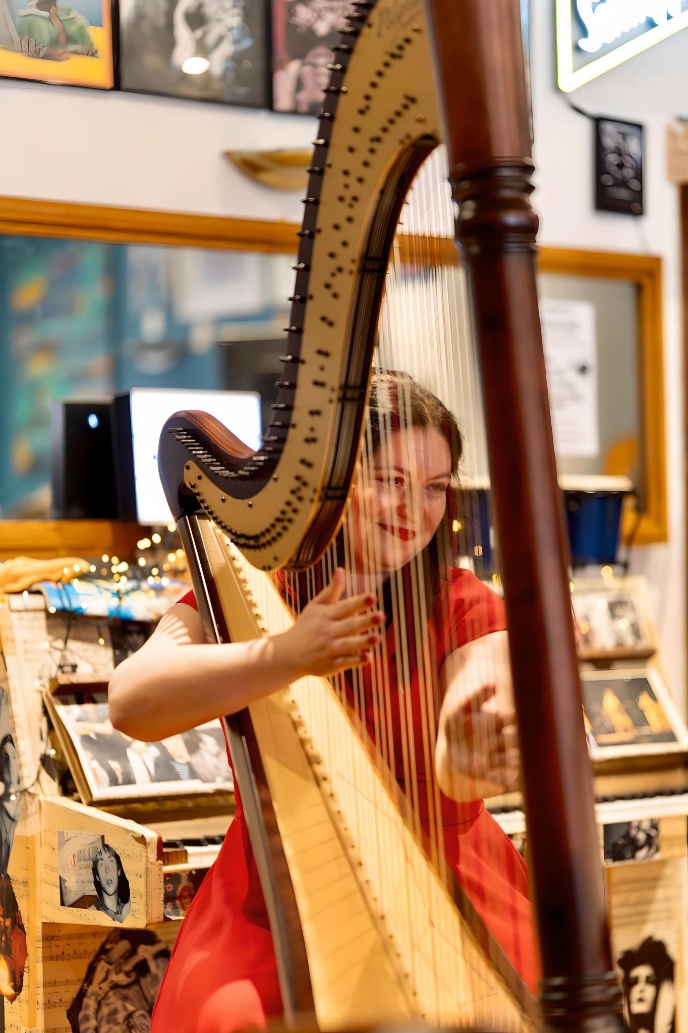 To write and record my first harp album inspired by the Alps campaign photo, 5 of 8