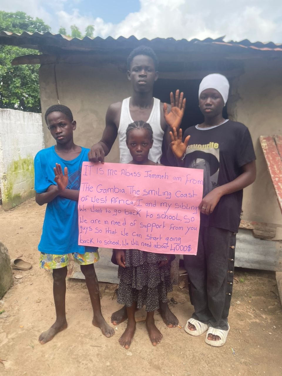 Help Abass and His Siblings Return to School in Gambia campaign photo, 5 of 6