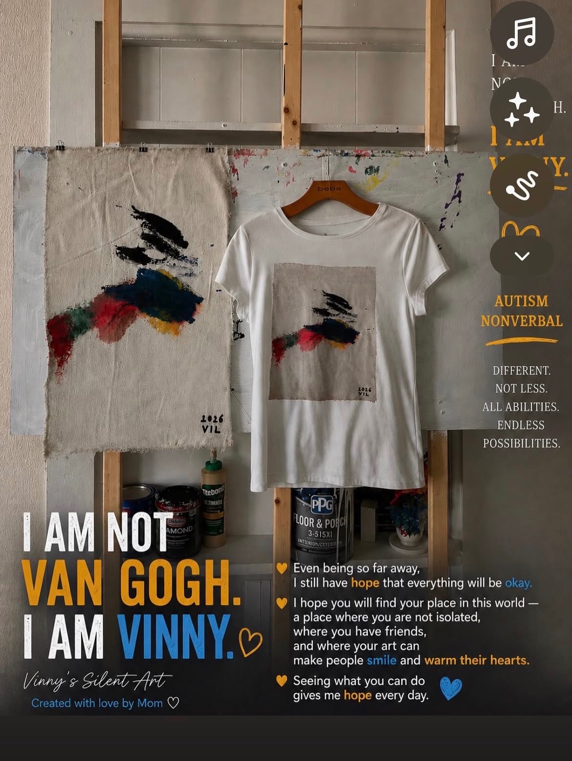 Vinny's Silent Art Exhibition campaign photo, 5 of 8