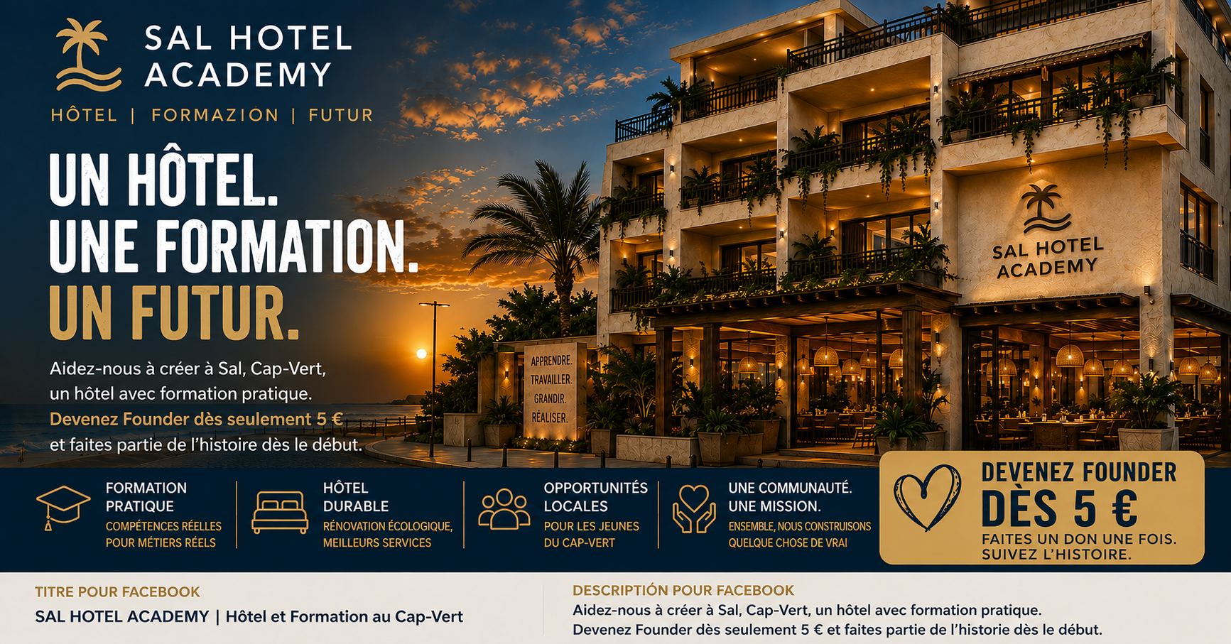 Help Build the Future in Sal Hotel and Academy campaign photo, 4 of 8