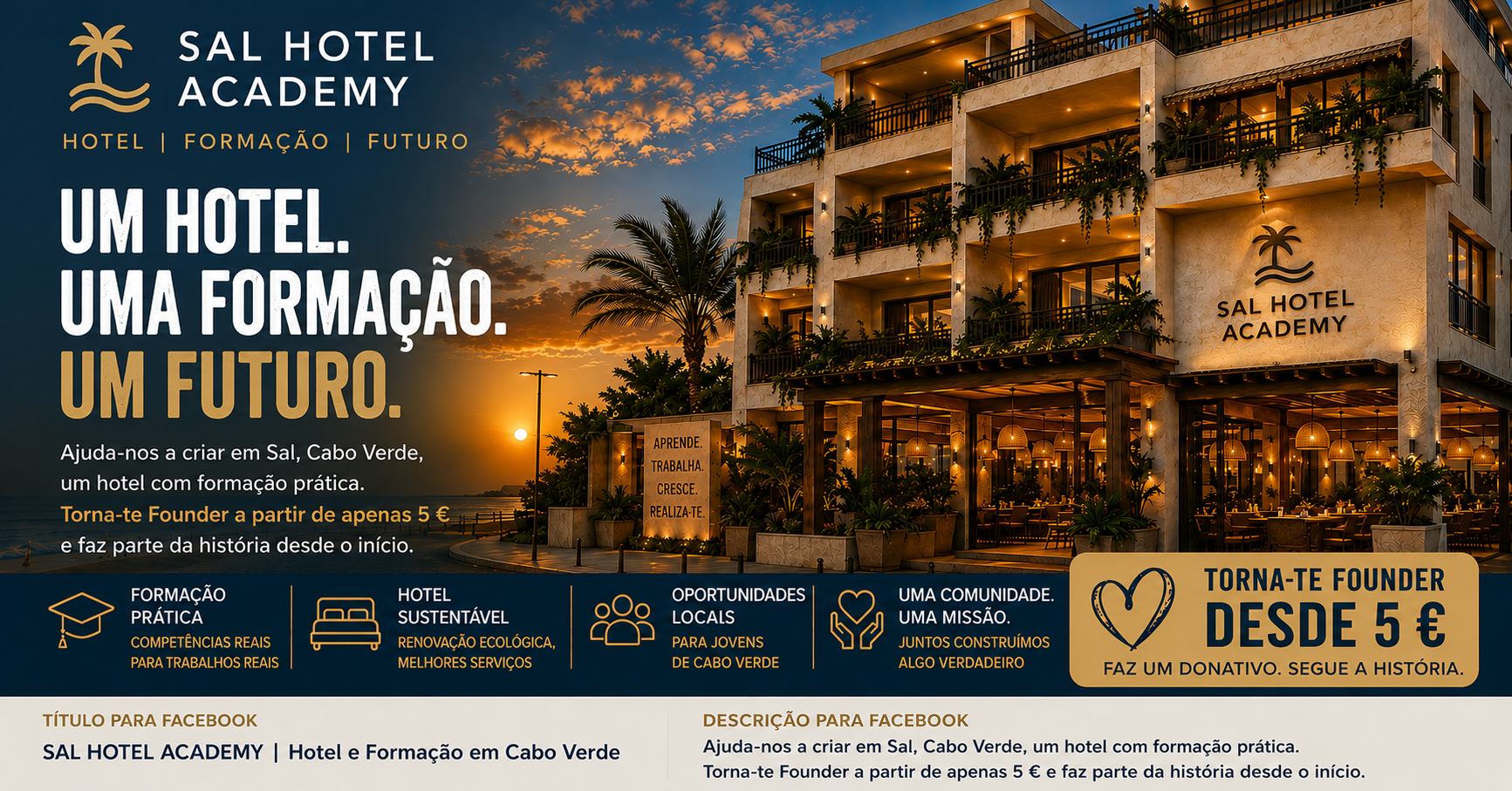 Help Build the Future in Sal Hotel and Academy campaign photo, 6 of 8