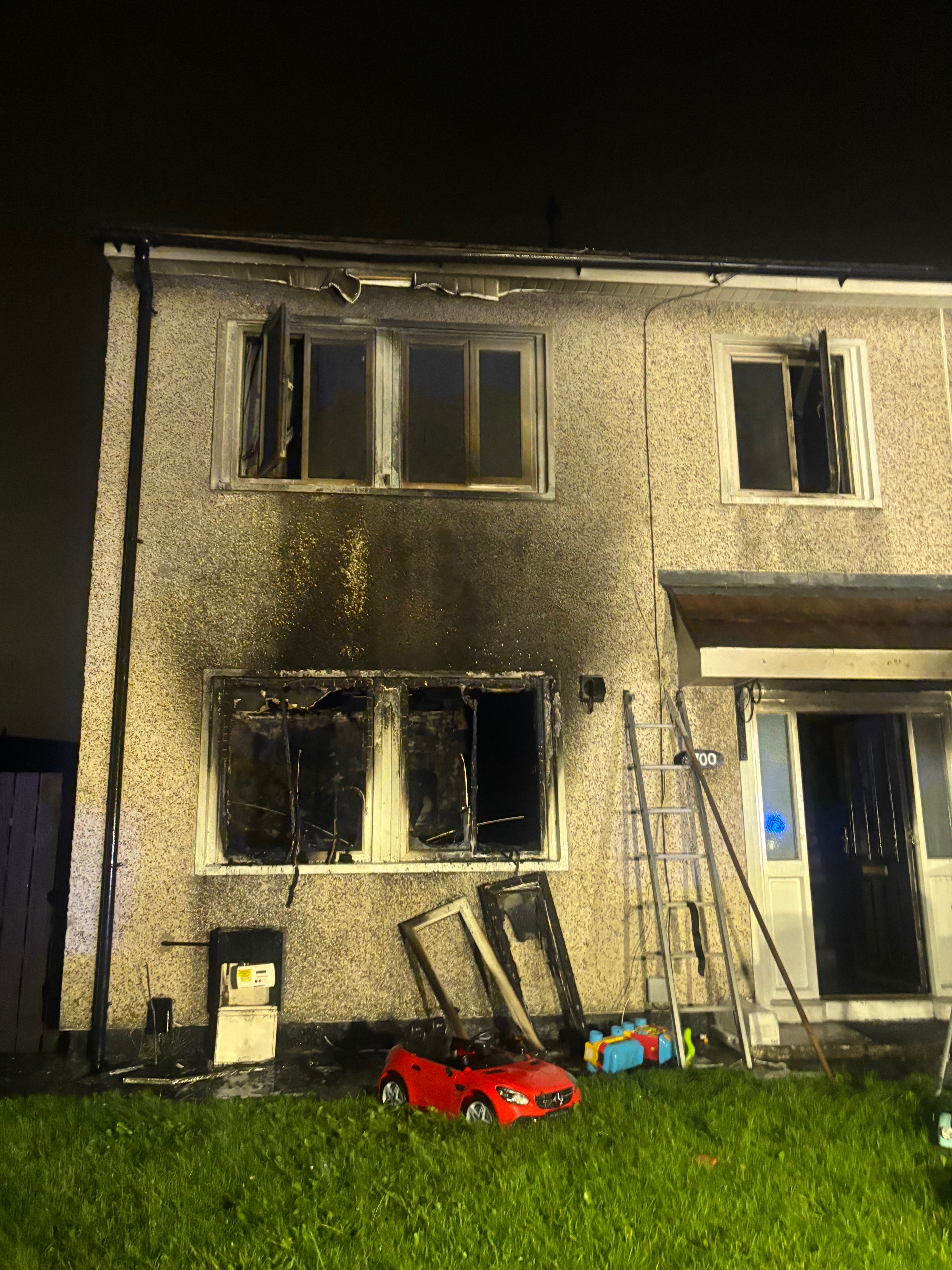 Family house fire campaign photo, 7 of 8