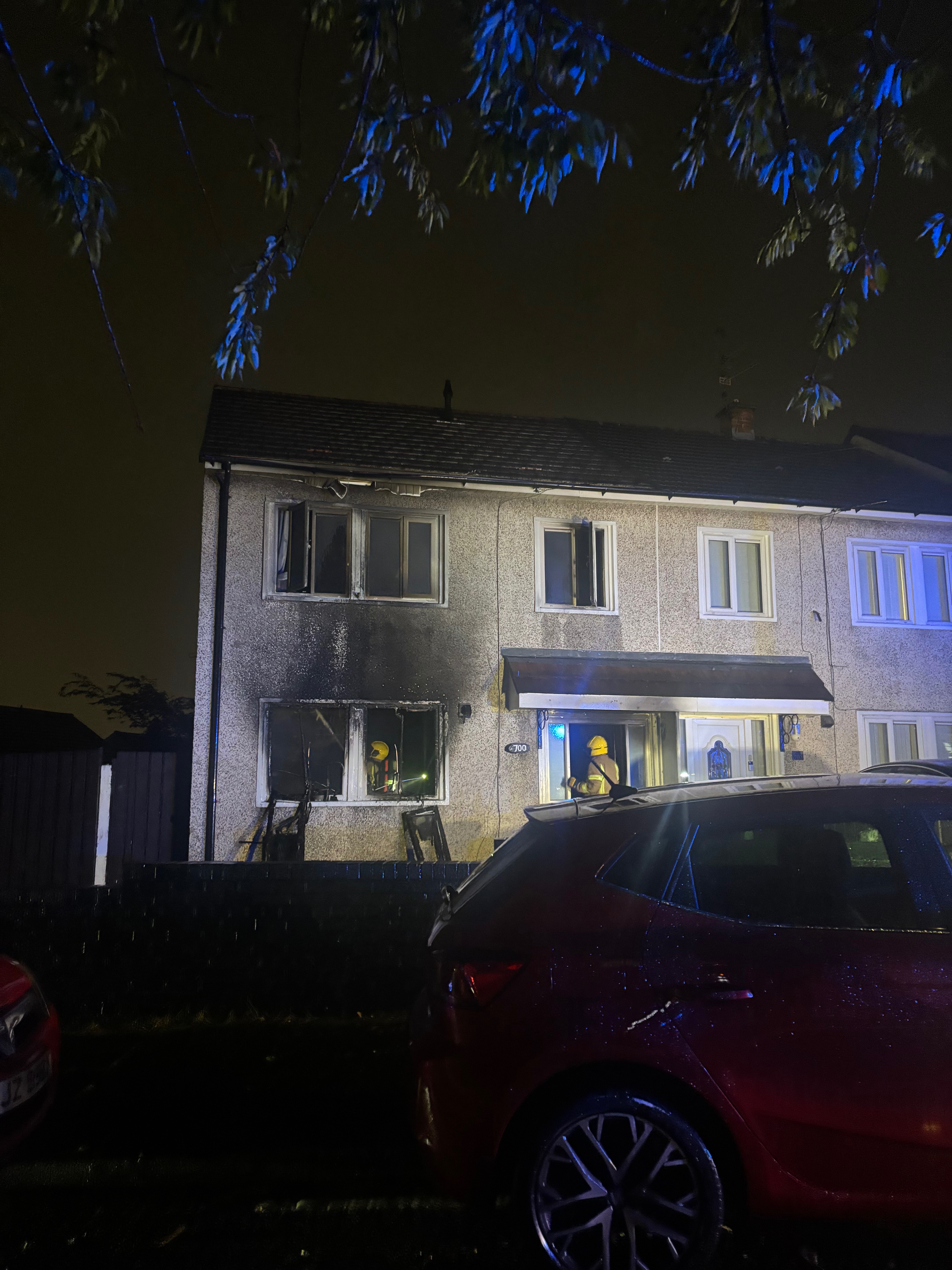 Family house fire campaign photo, 4 of 8
