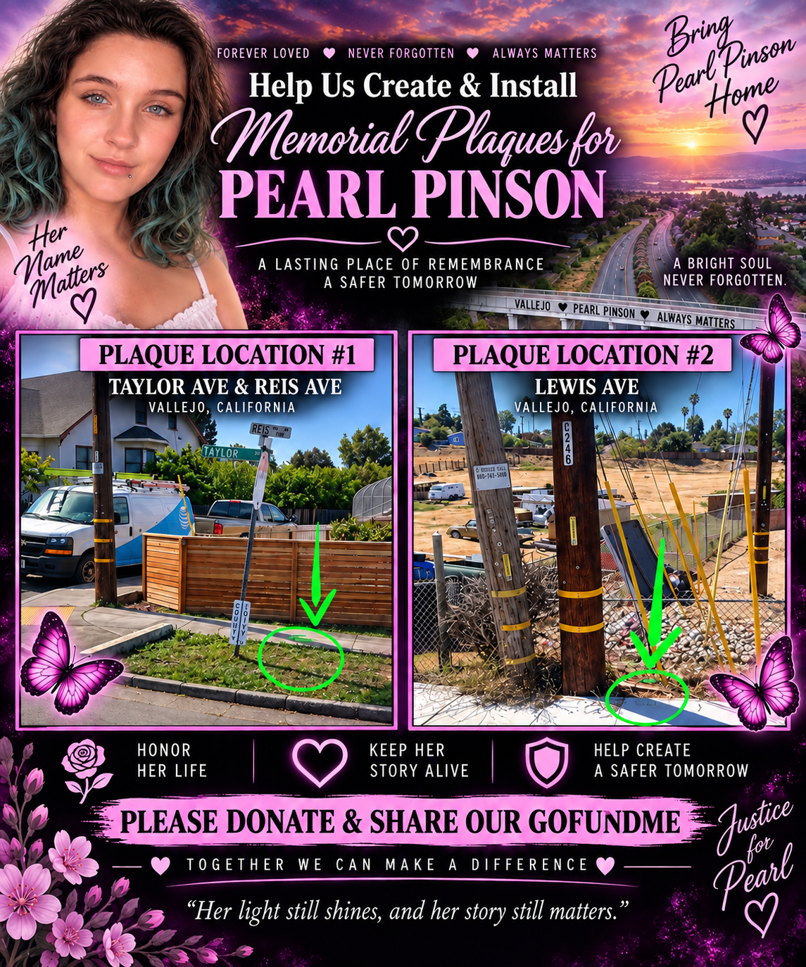 Help Us Create & Install Memorial Plaques for Pearl Pinson. campaign photo, 2 of 5