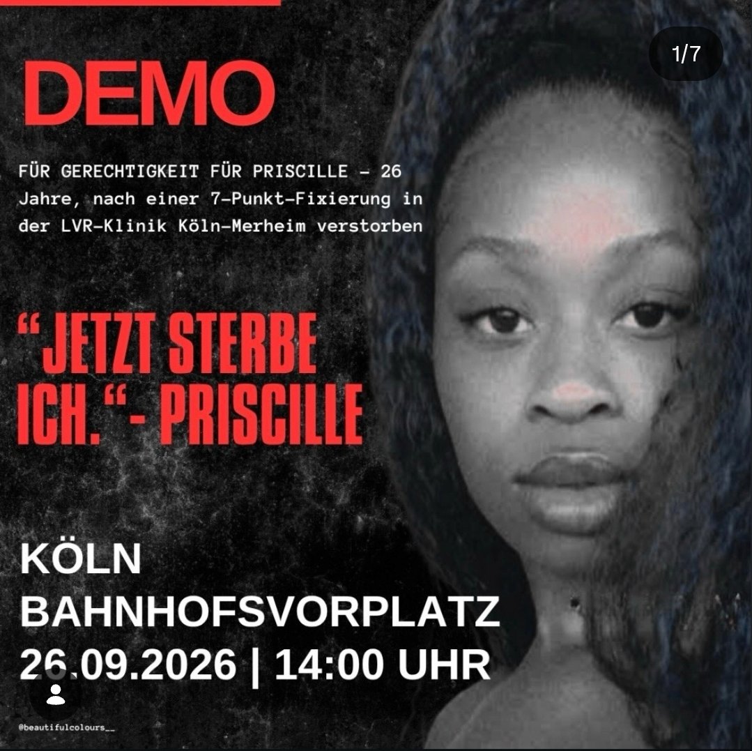 Justice for Priscille! Wir fordern Aufklärung! campaign photo, 4 of 5