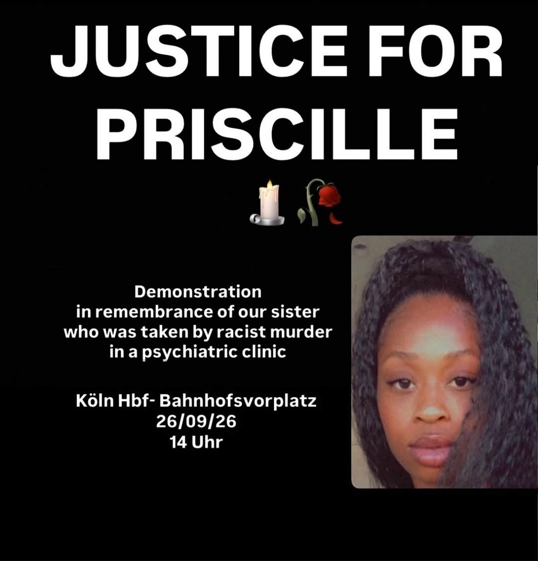 Justice for Priscille! Wir fordern Aufklärung! campaign photo, 2 of 5
