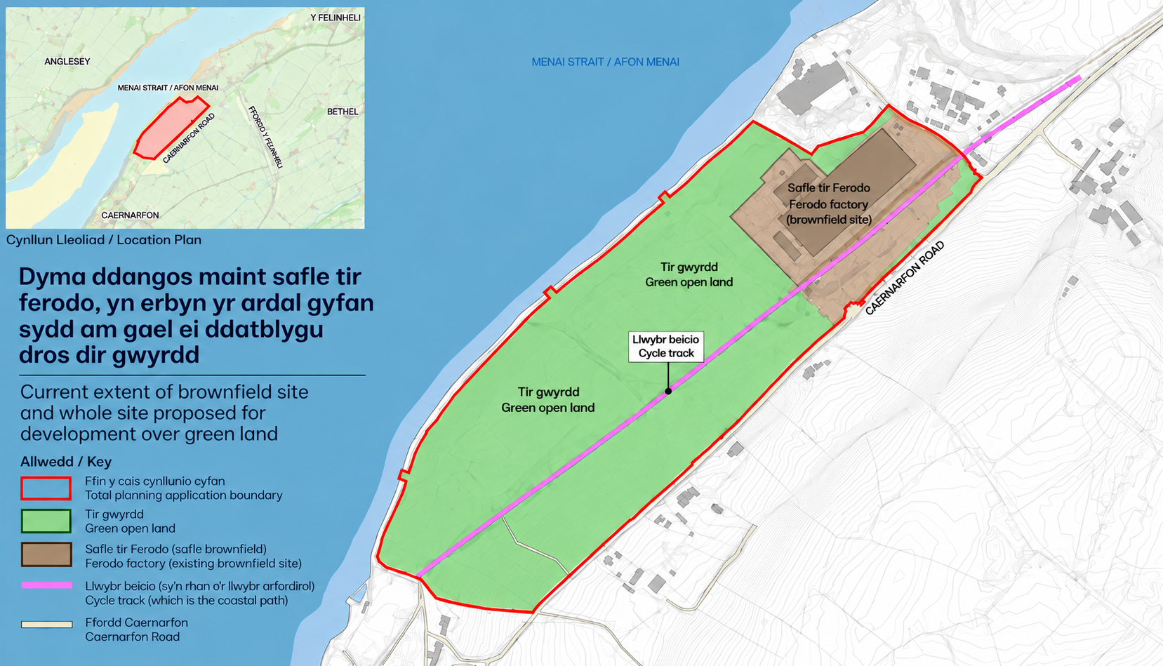 Gwarchod y Fenai - Stop the Data Centres, Caernarfon campaign photo, 4 of 7