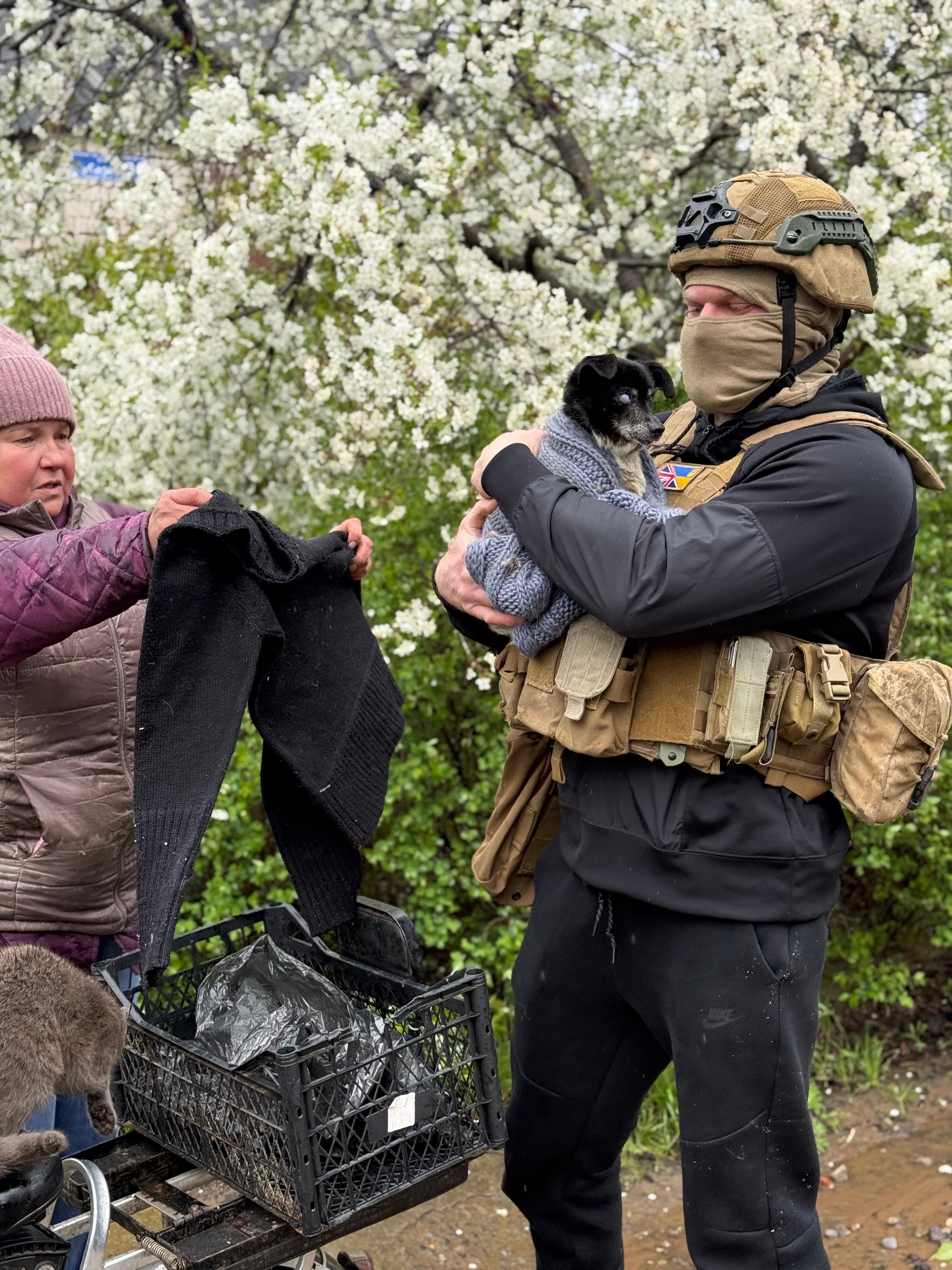 Front line evacuations, animals in need in Ukraine campaign photo, 7 of 8