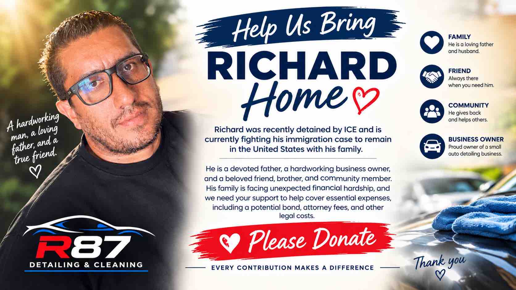 Bring Richard Home to His Family campaign photo, 4 of 5