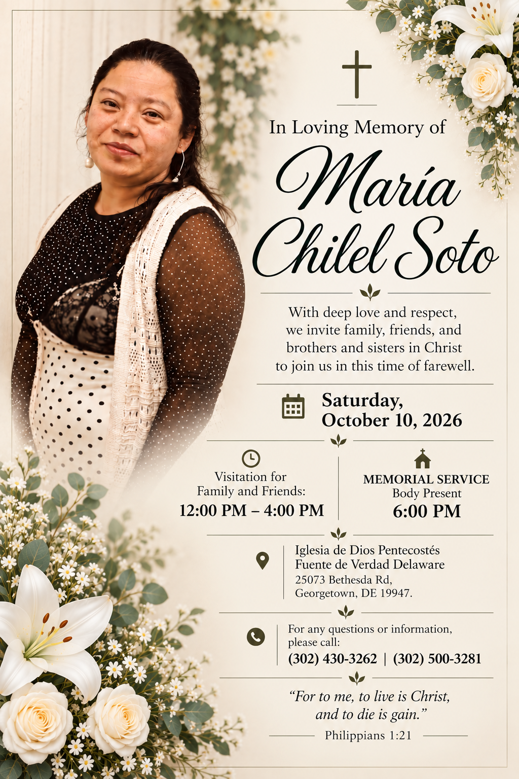 Help Maria Chilel Soto's Family campaign photo, 2 of 4