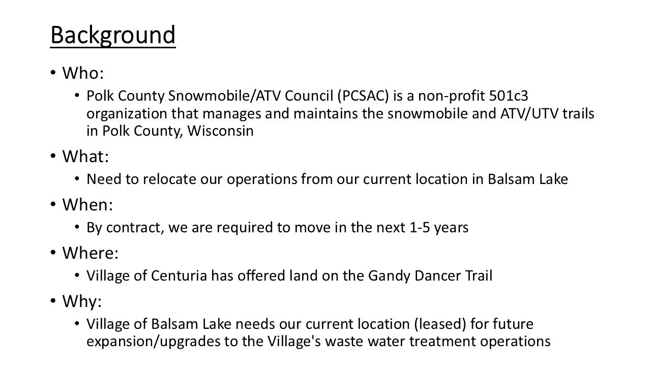 Support Polk County Snowmobile ATV Council's Mission campaign photo, 7 of 8