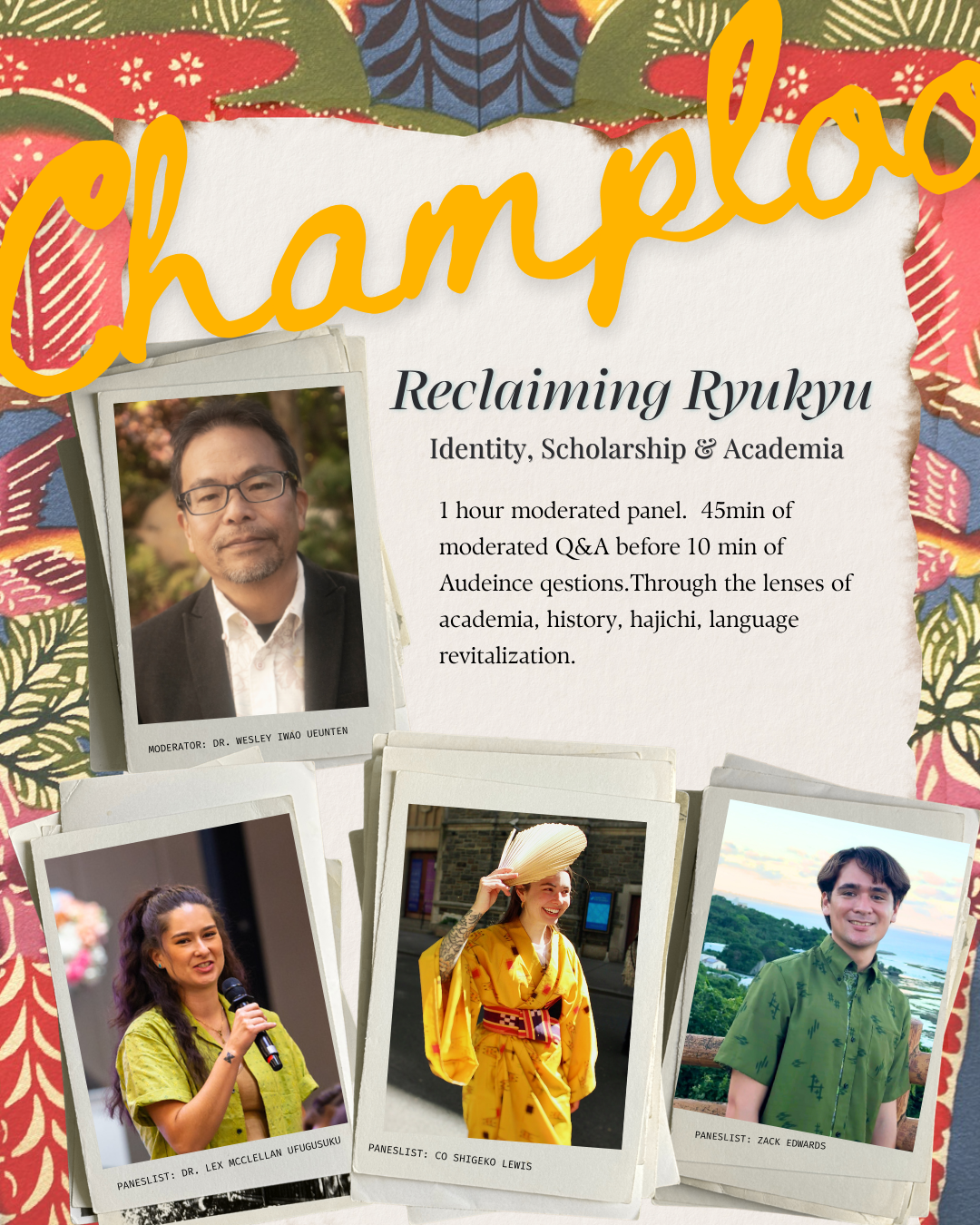 Support Champloo: An Okinawan Identity Symposium campaign photo, 2 of 8