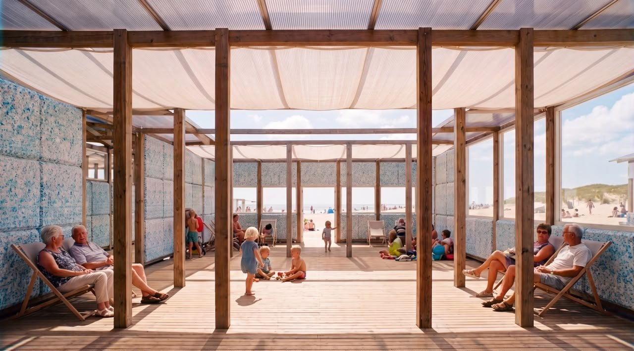 Photo de la campagne WovenAirPavilion a space for the community after earthquakes, 7 sur 8