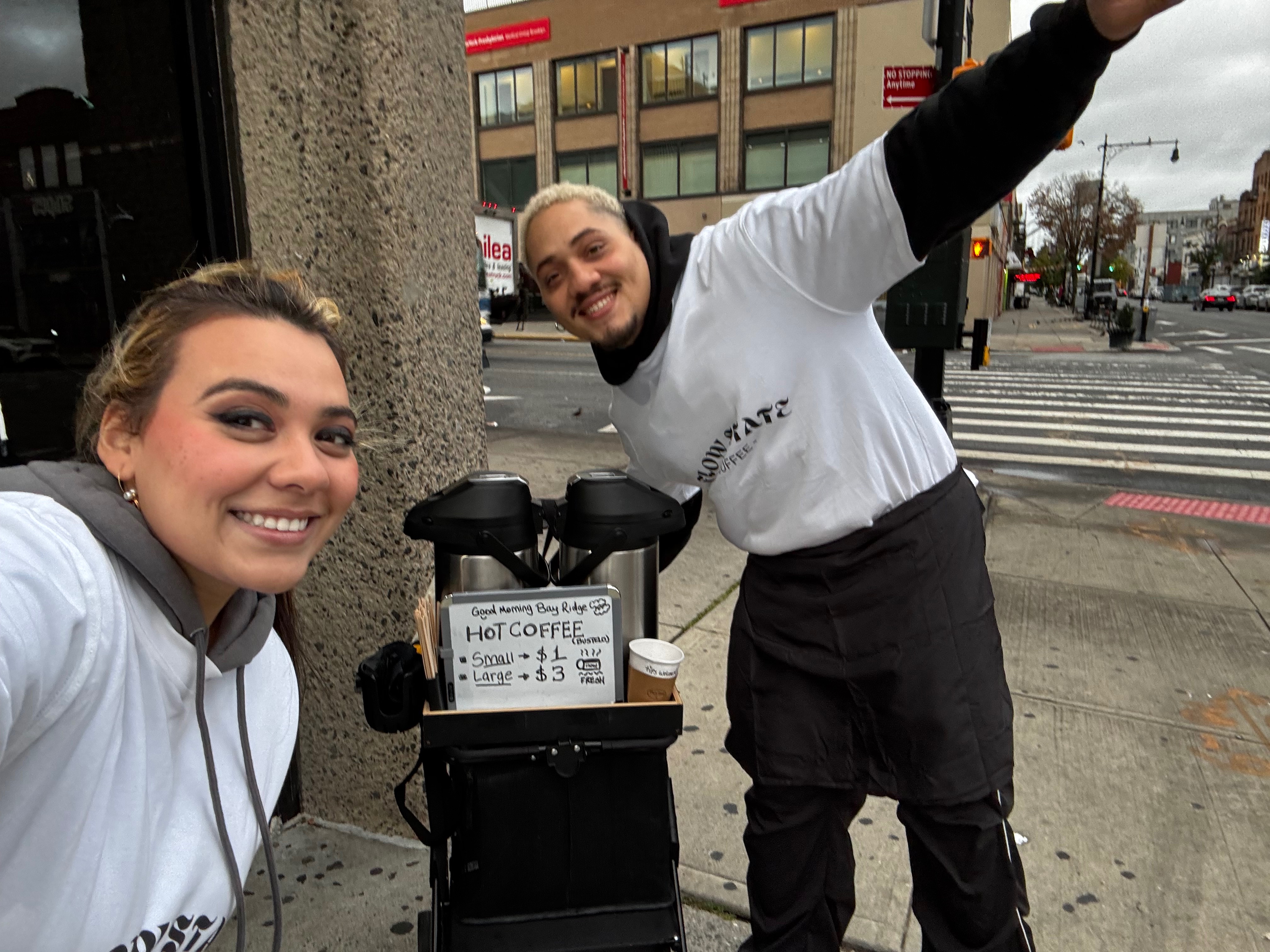 Maria and Santana’s Coffee Cart Dream campaign photo, 2 of 8