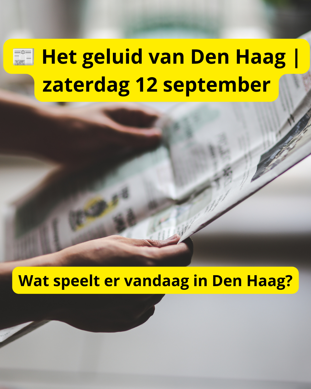 Bouw mee aan De Nieuwe Haagse Courant campaign photo, 2 of 5
