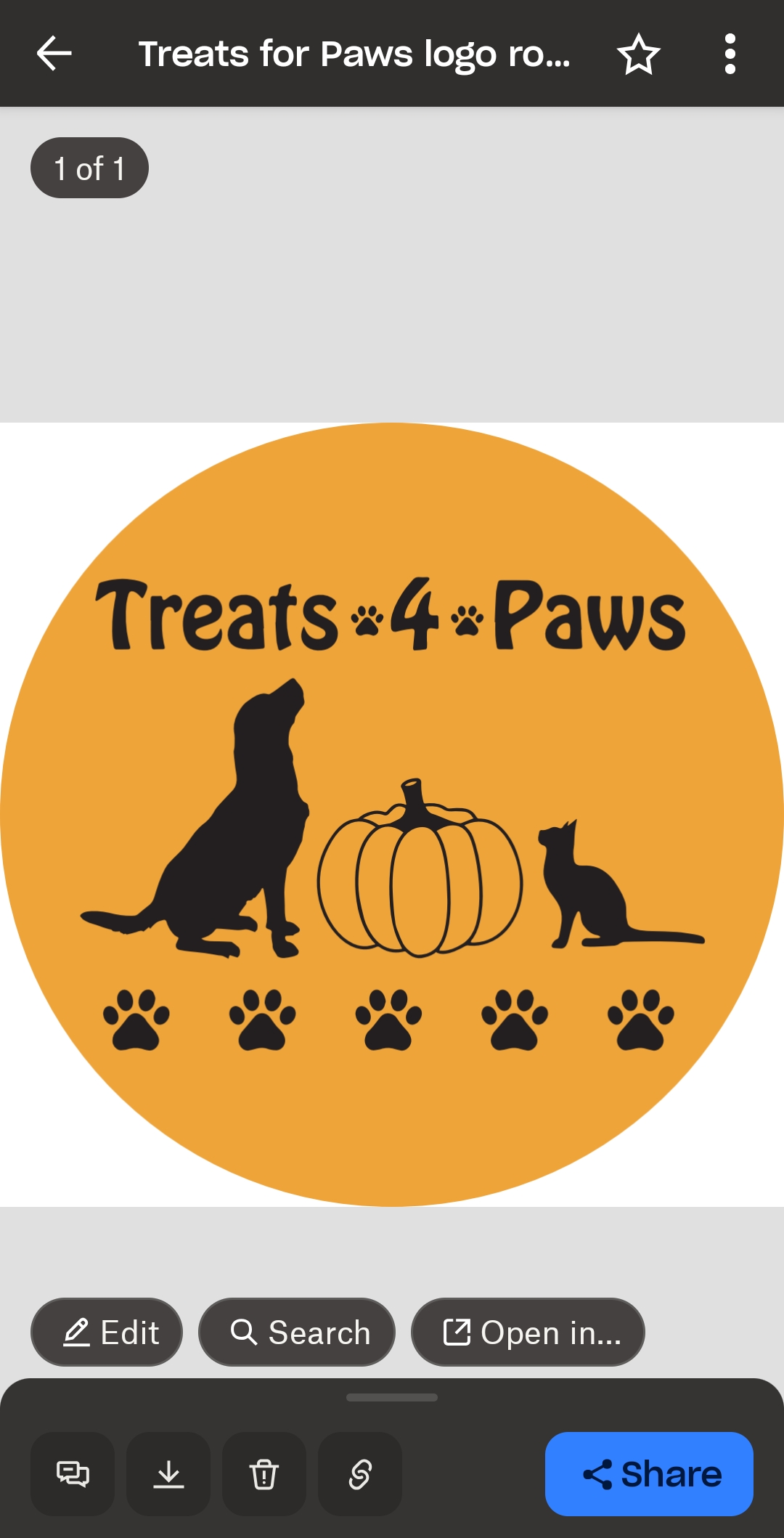 2026 Treats 4 Paws...because it takes a village! campaign photo, 6 of 7