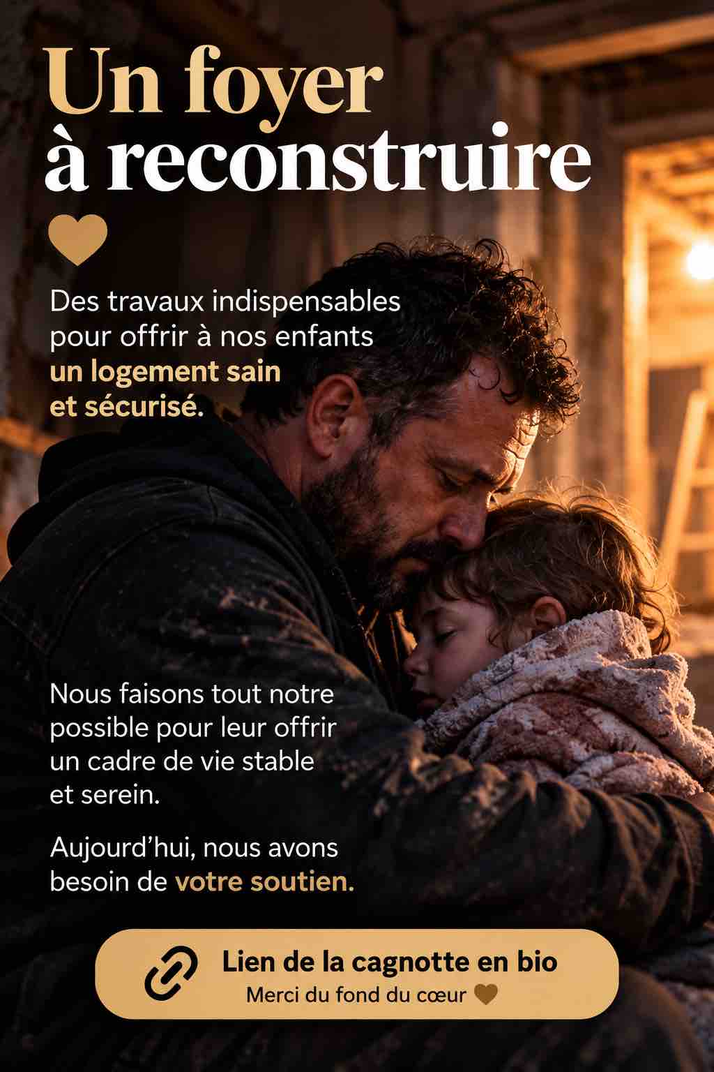 Aidez notre famille à retrouver un toit sûr et chaud campaign photo, 4 of 5