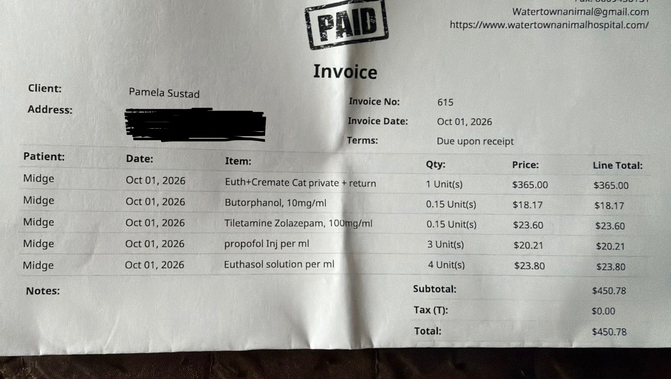Pam Sustad’s GoFundMe Profile