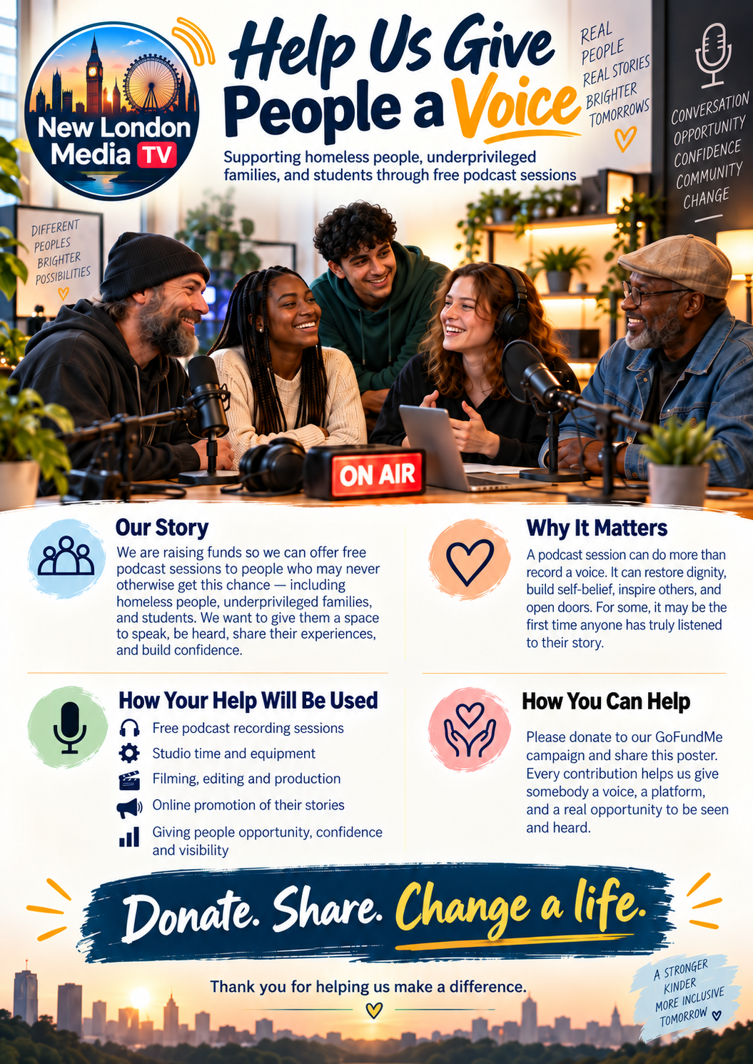 Help Us Open Our Podcast Studio to Those Who Need It Most campaign photo, 2 of 4