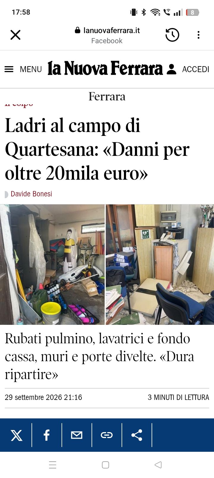 SUPPORTIAMO L'OLIMPIA QUARTESANA campaign photo, 2 of 6