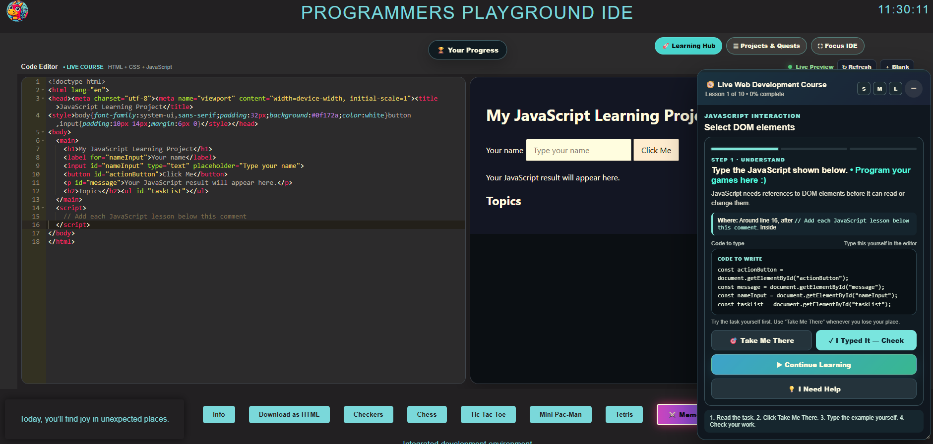 Help Matt Build Programmers Playground campaign photo, 7 of 8