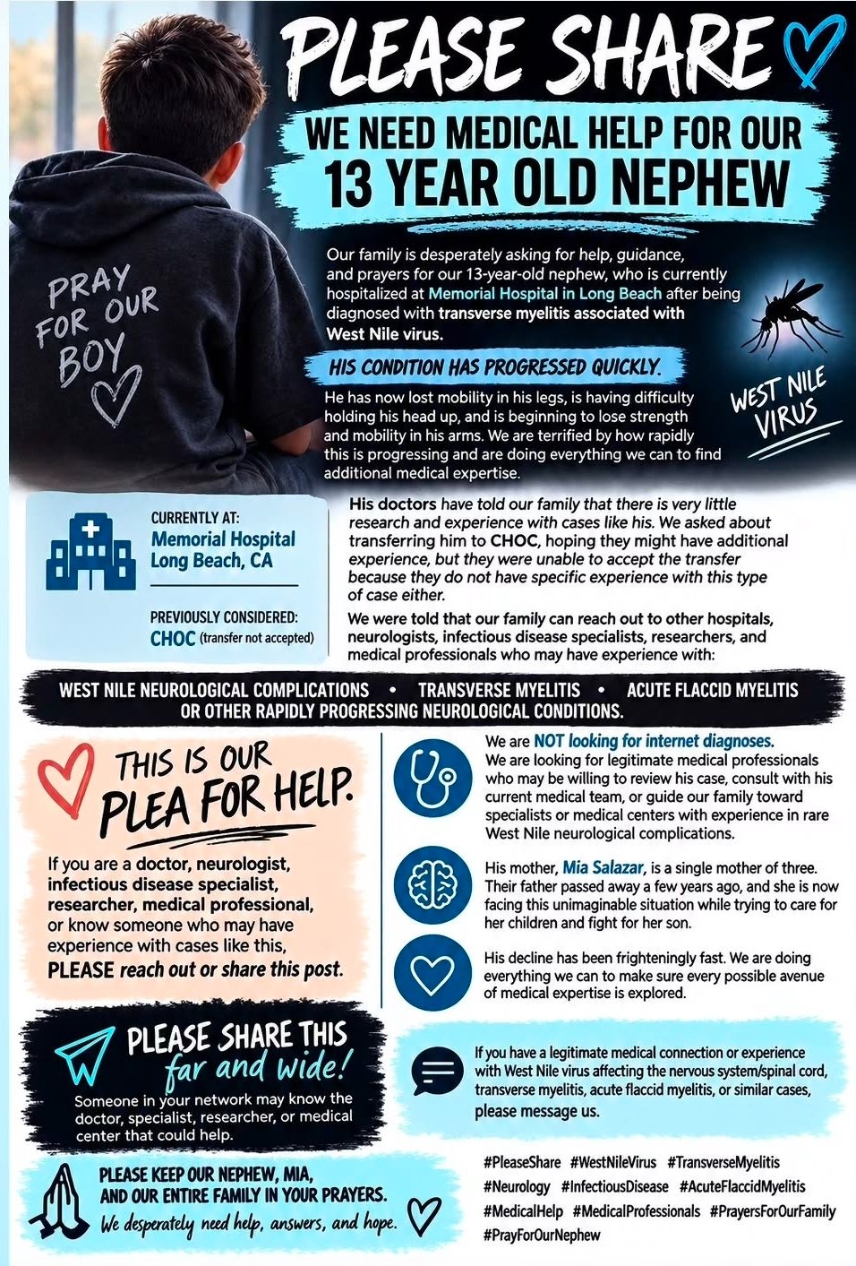 Support Joseph Vazquez's West Nile Virus Rare Complications campaign photo, 7 of 9