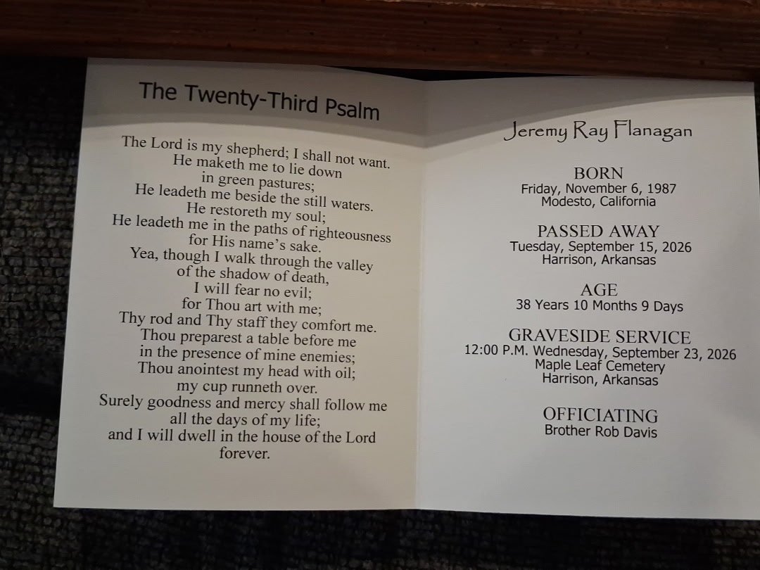 Jeremy's Funeral and Moving Expenses campaign photo, 5 of 6