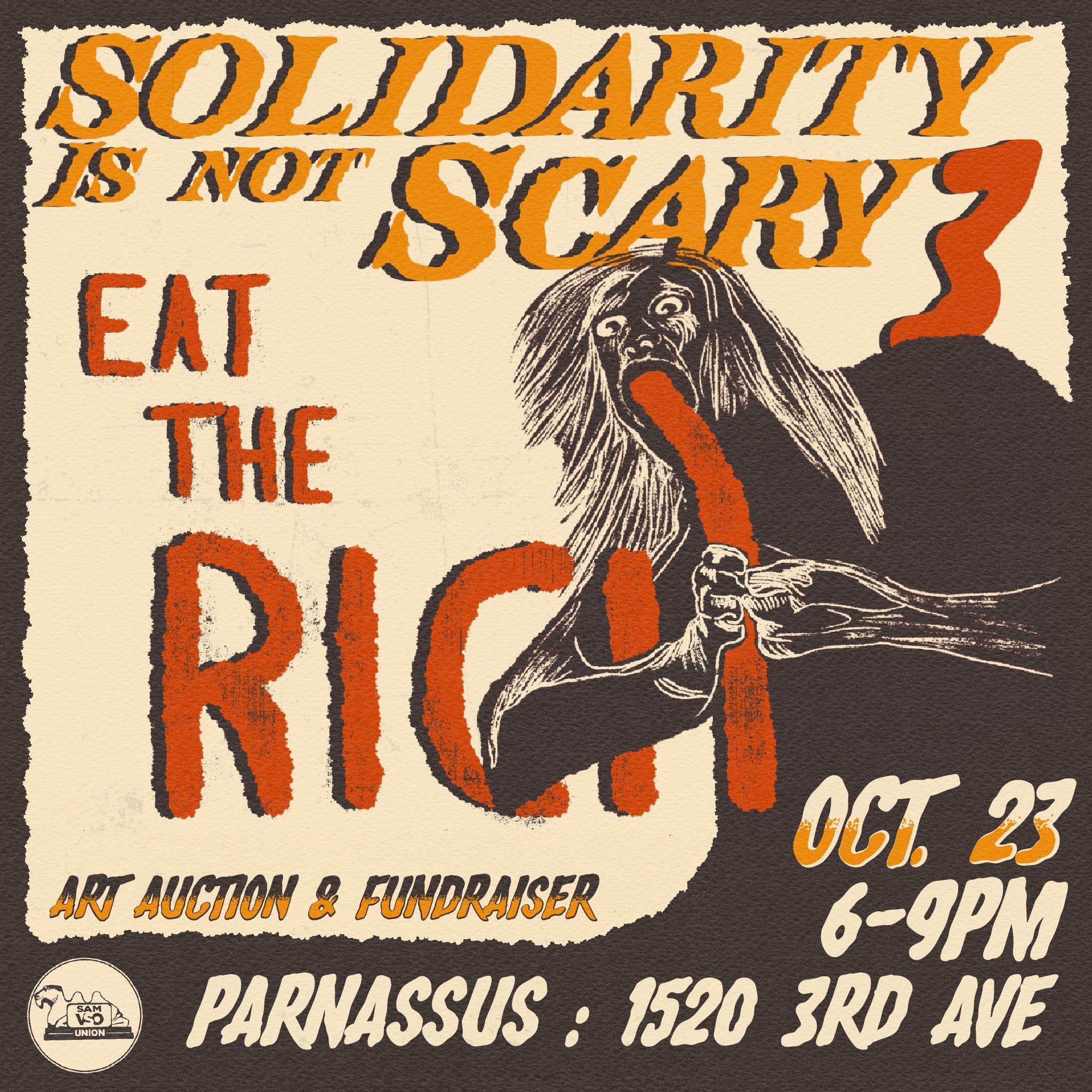 Solidarity Is Not Scary III: SAM VSO fundraiser ft. KCIRA campaign photo, 2 of 5