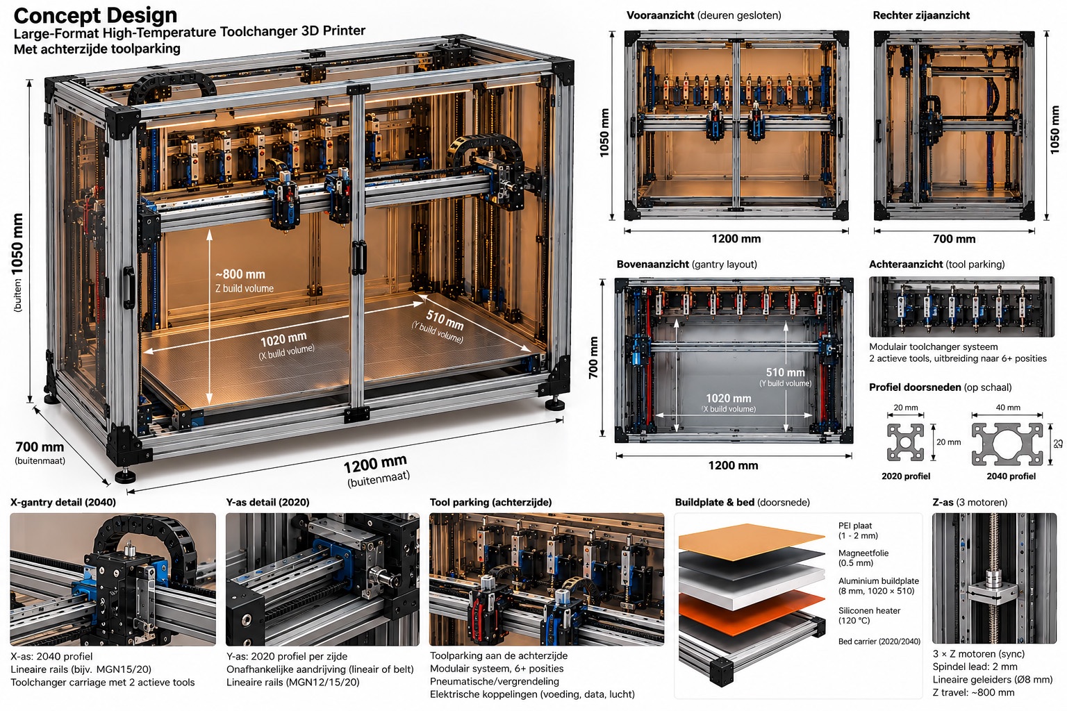 Can We Build a 1-Metre Toolchanger 3D Printer? campaign photo, 2 of 4