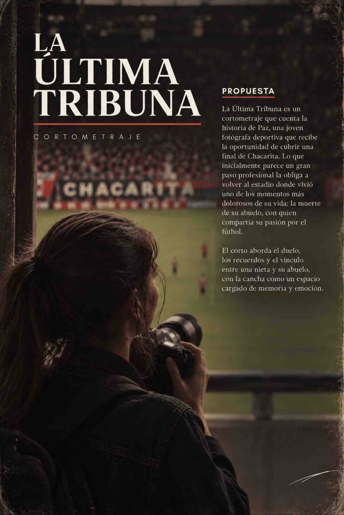 Ayúdanos a hacer realidad nuestro corto: La Última Tribuna campaign photo, 4 of 6