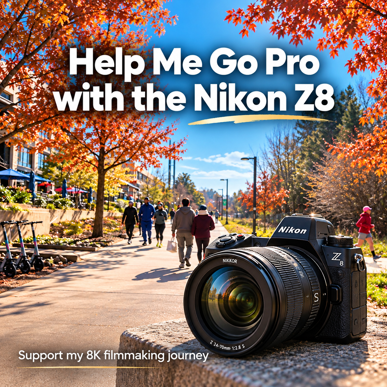 Help Get The Nikon Z8 for my first Pro Camera campaign photo, 8 of 9