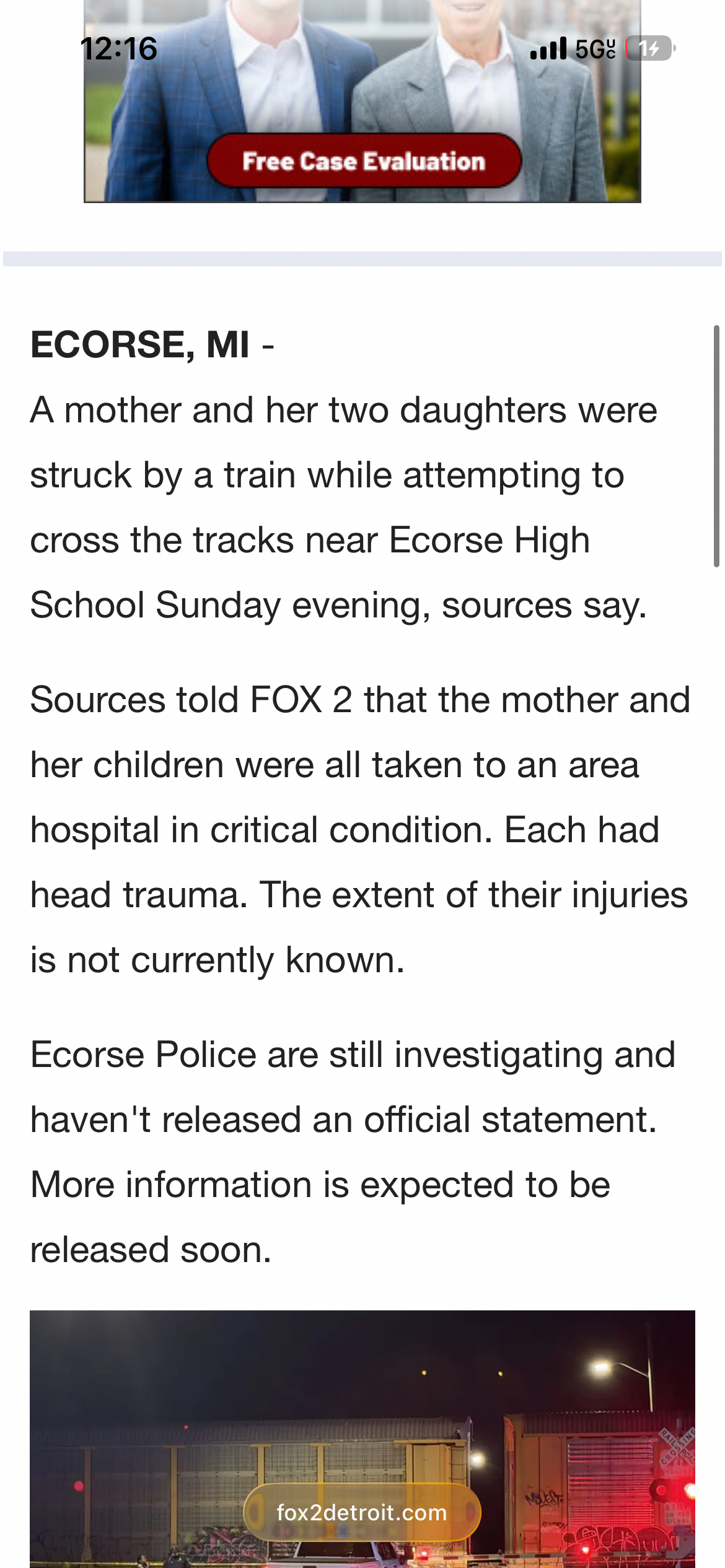 Support Shauna’s Family After Tragic Ecorse Train Collision campaign photo, 4 of 5