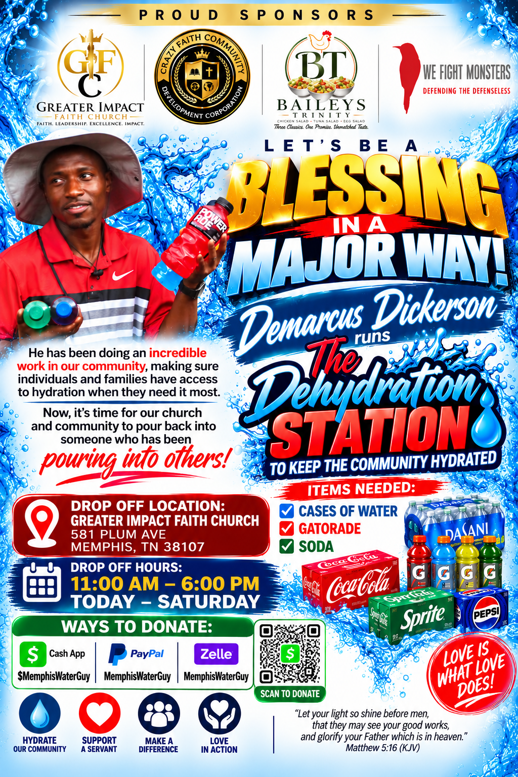 Support Demarcus and The Memphis Dehydration Station campaign photo, 4 of 5