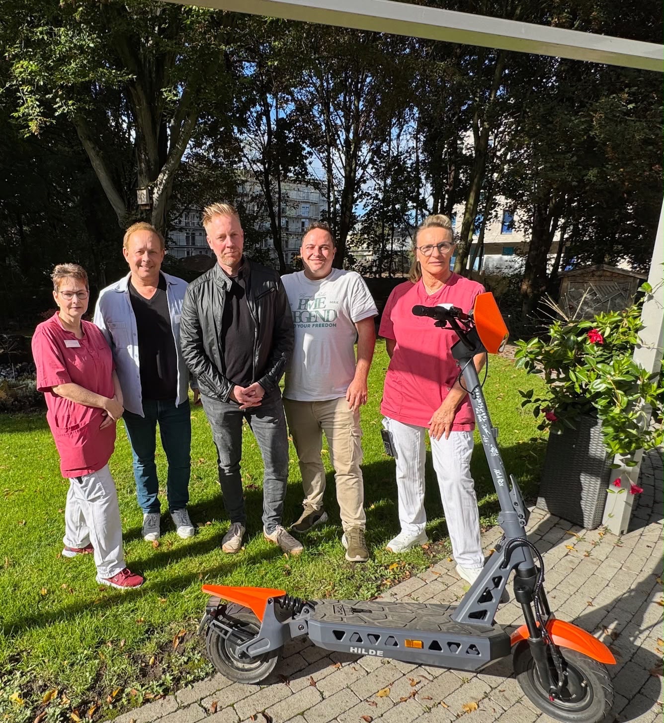 Kampagnen-Foto für 24h auf dem E-Scooter für das Klara Hospiz Marl, 7 von 9