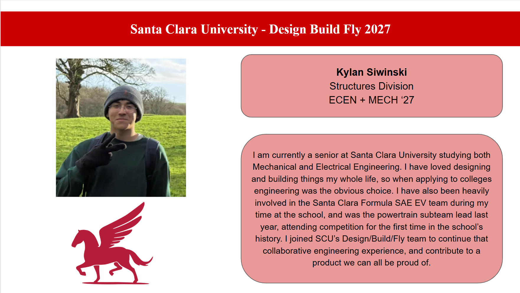 Fundraiser by Sandro Salerno : Help SCU's Design-Build-Fly Team Take ...