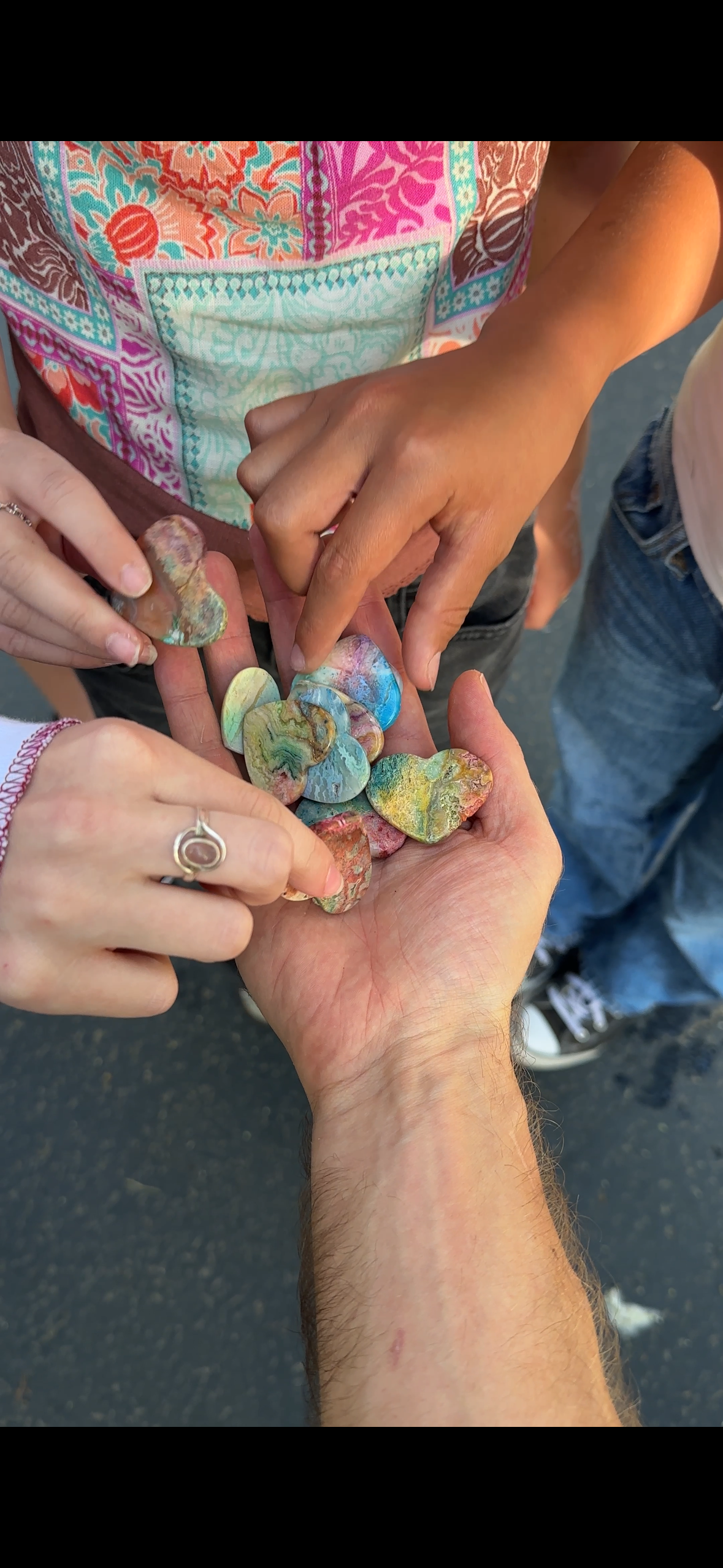 Handmade Stone Hearts for Silver Rail Students & Families campaign photo, 2 of 8