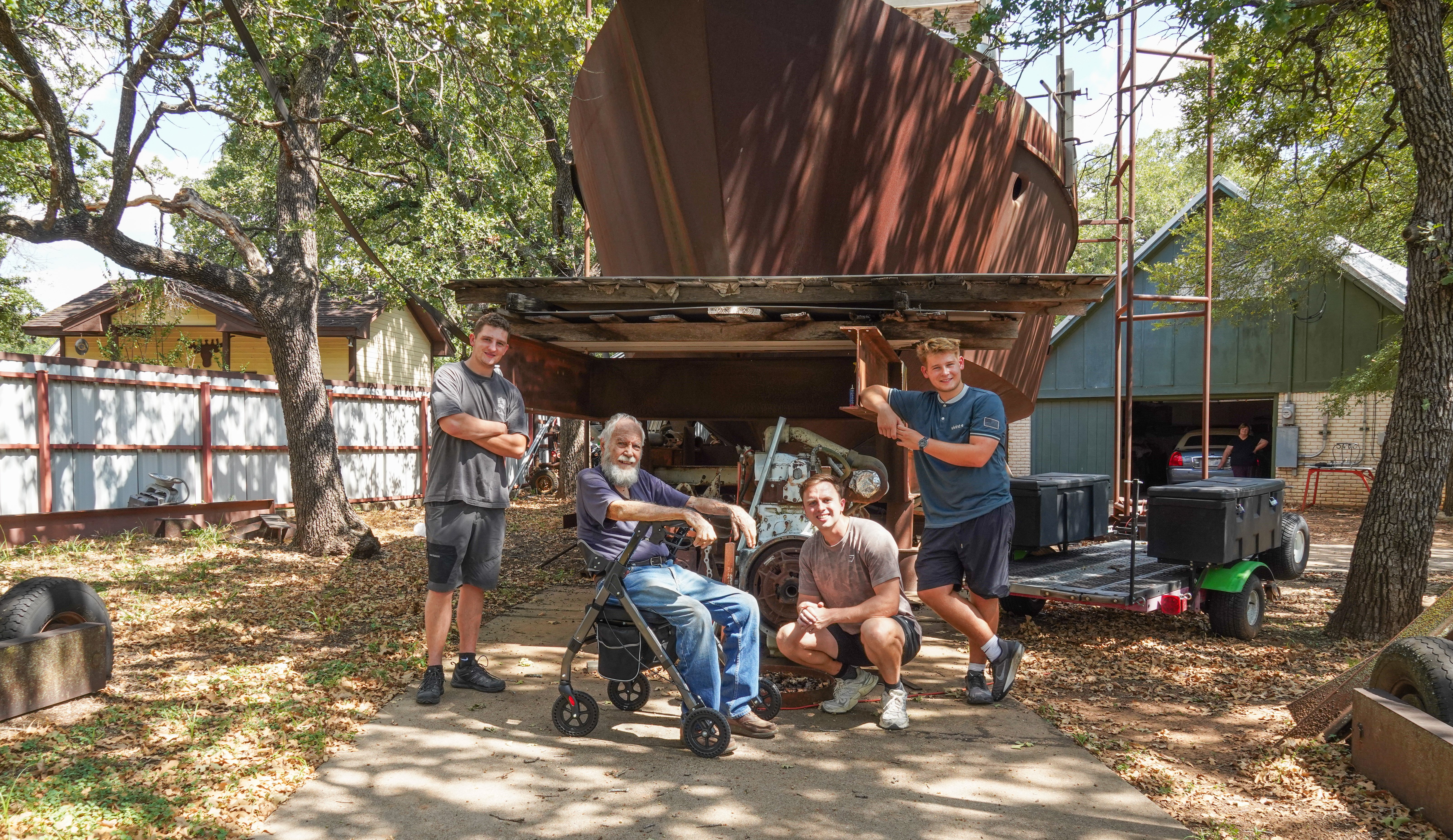 Help Dale, 86, launch the boat he’s built for 40 years campaign photo, 2 of 4