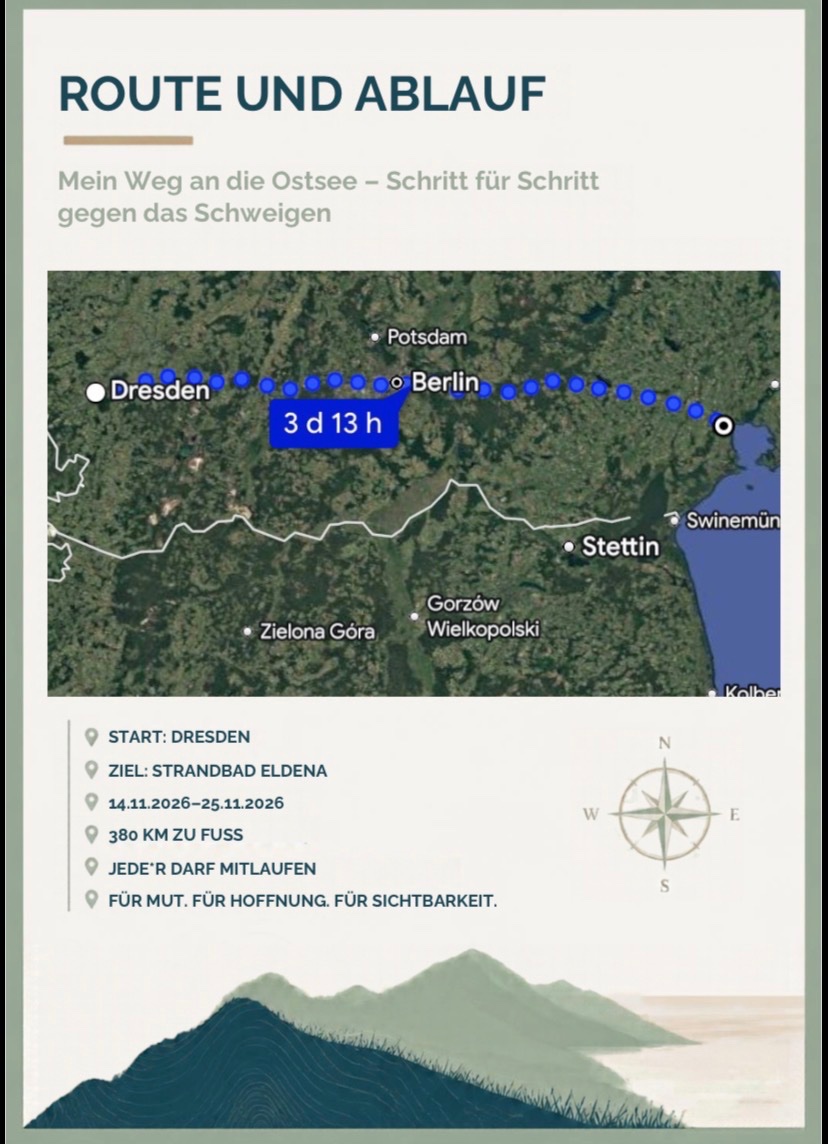 Schritt für Schritt gegen das Schweigen - Ich gehe weiter campaign photo, 5 of 8