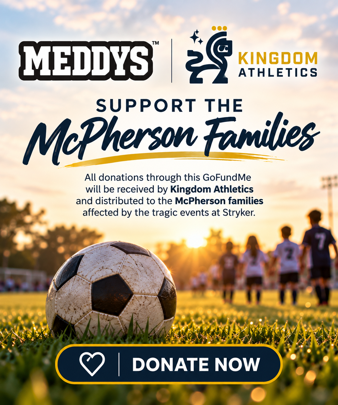 Supporting the McPherson Families Through Kingdom Athletics campaign photo, 2 of 4