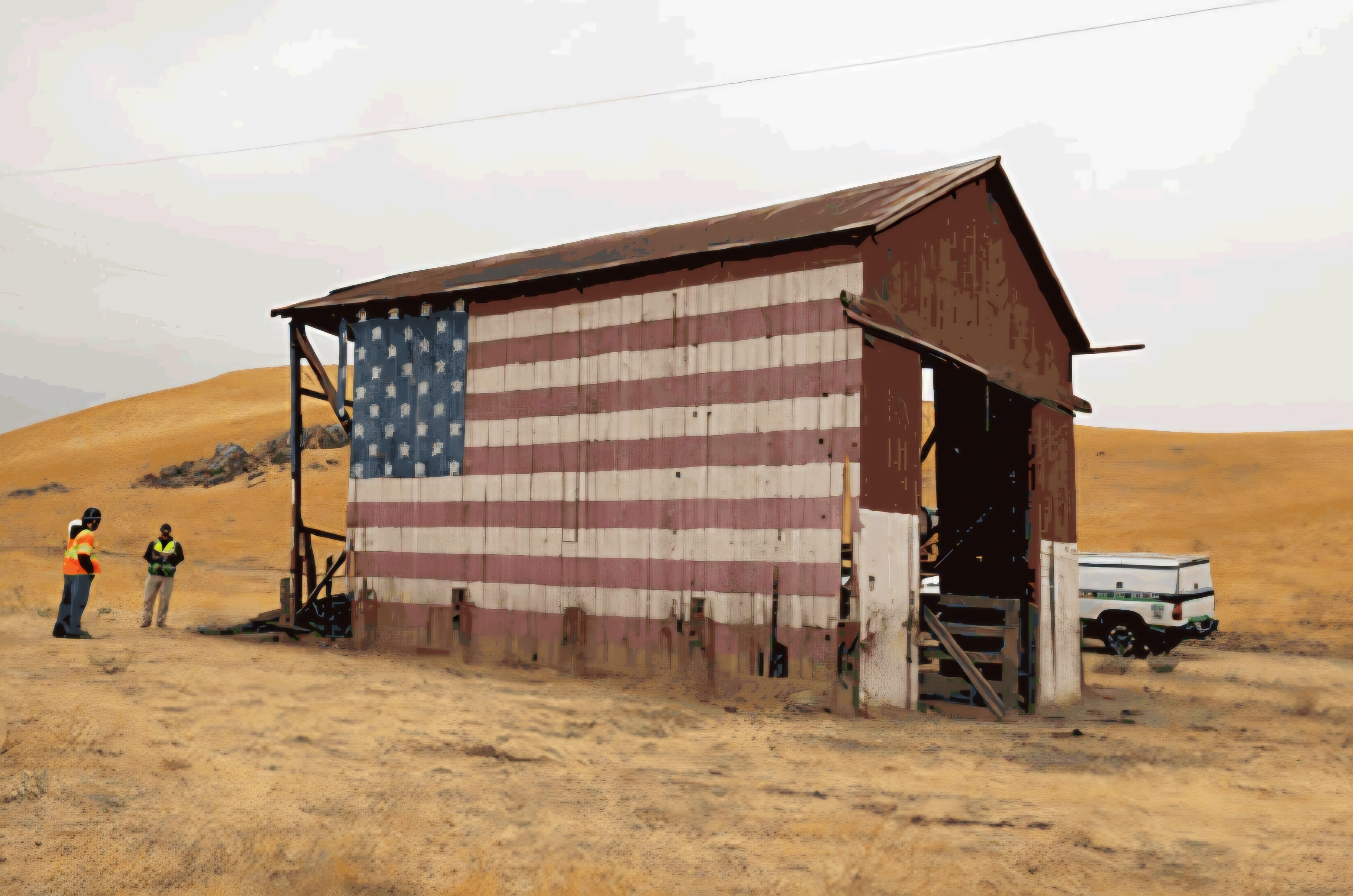 Help Bring Back the Historic Vasco Road Flag Barn Facade campaign photo, 6 of 7