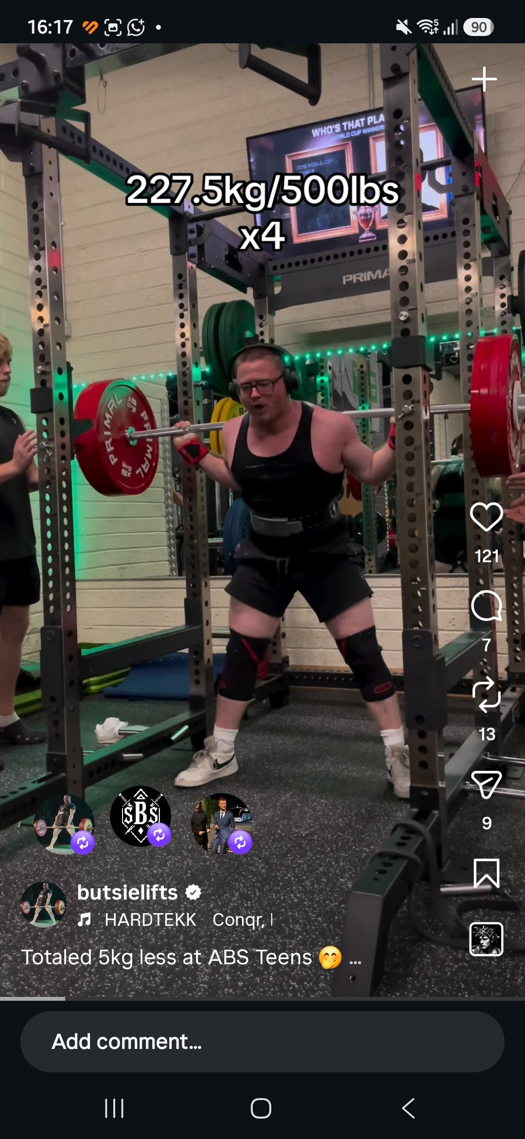 To help Sean get to the European Powerlifting Champions campaign photo, 2 of 7