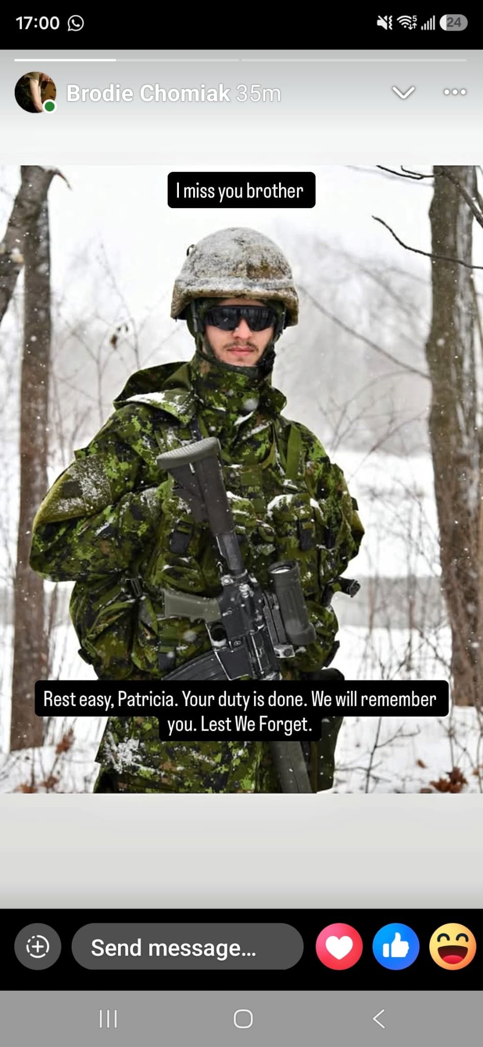 Supporting the Family of Private Shaun Farrell (PPCLI) campaign photo, 2 of 7