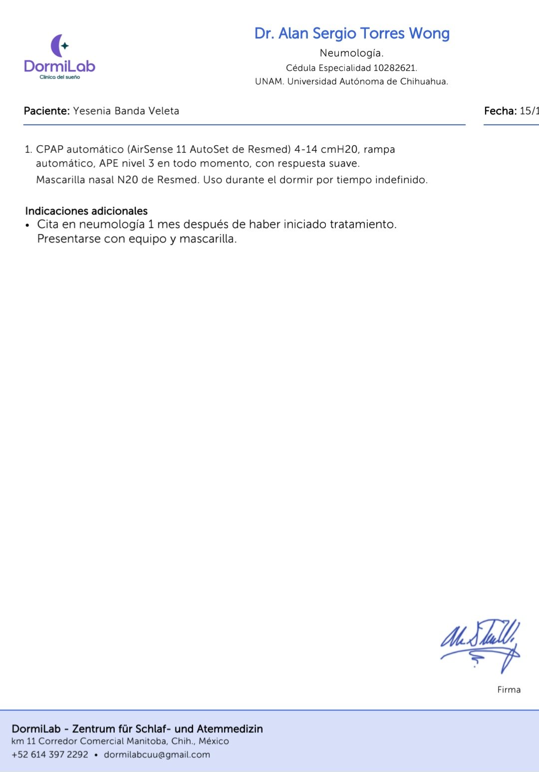 Foto della campagna AirSense 11 AutoSet de Resmed4-14 cmH20 mascarilla nasal N20, 6 di 8