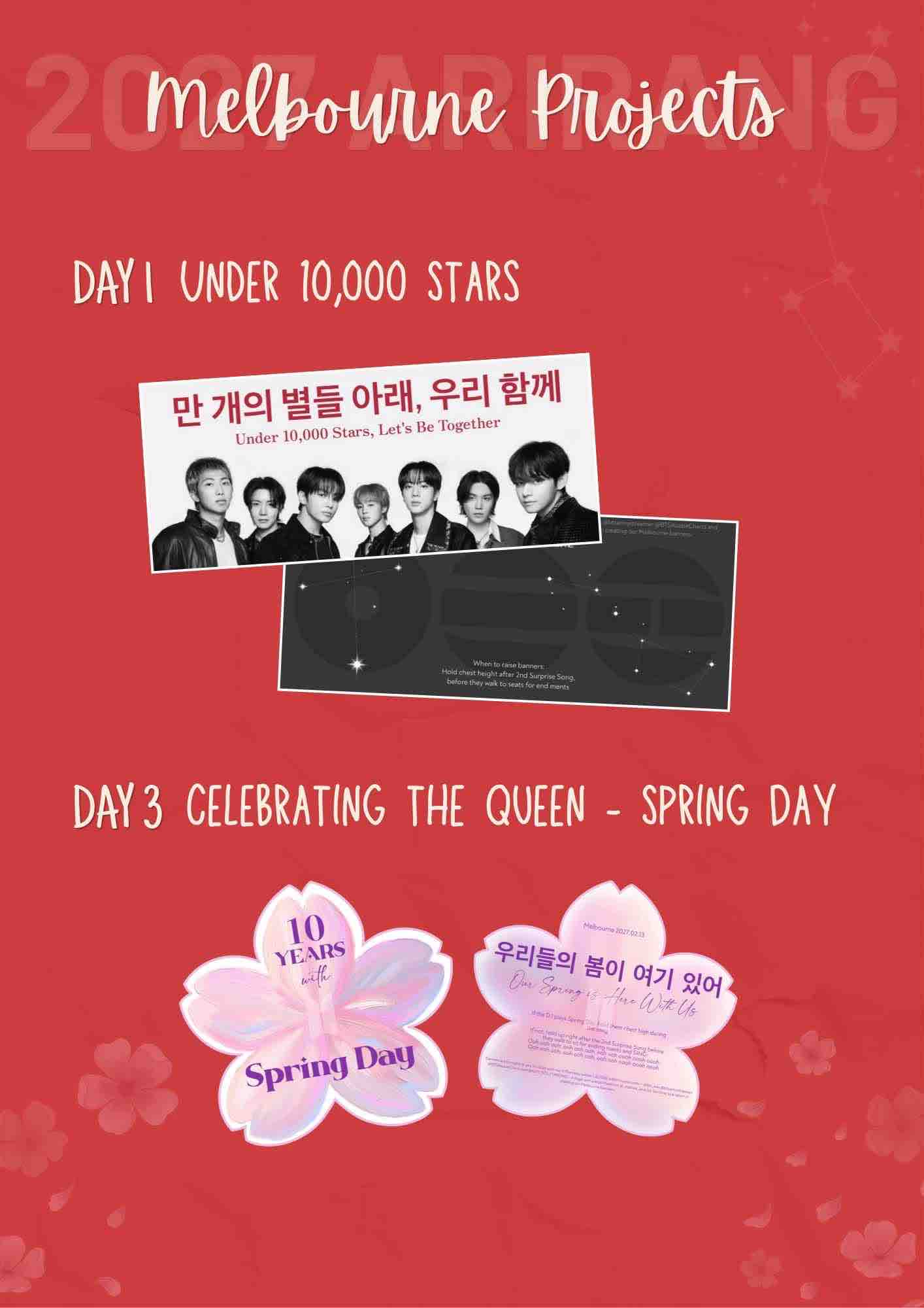 BTS_AUS ARIRANG Tour Melbourne Banner Projects campaign photo, 4 of 6