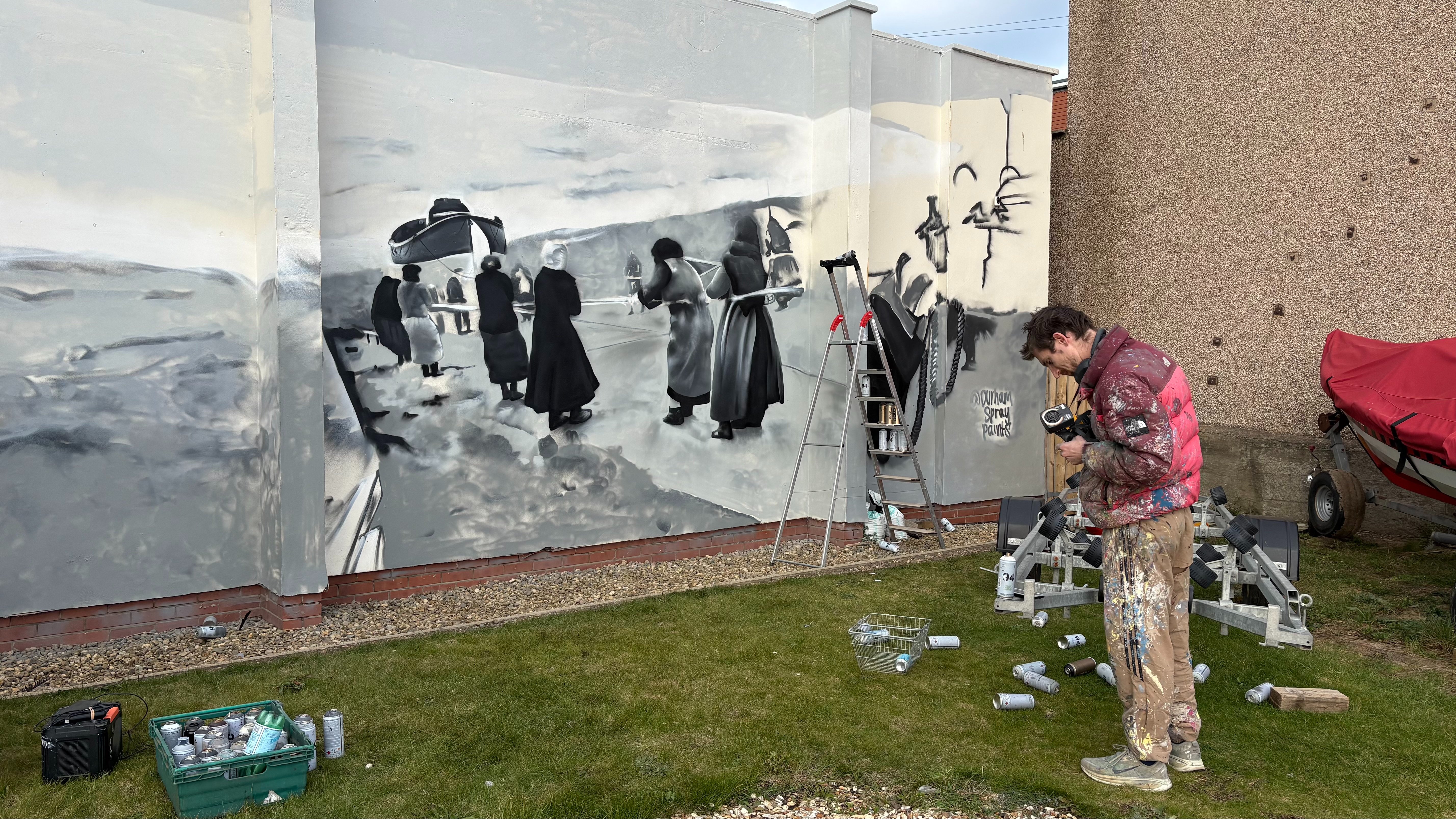 Newbiggin by the Sea Mural campaign photo, 4 of 6