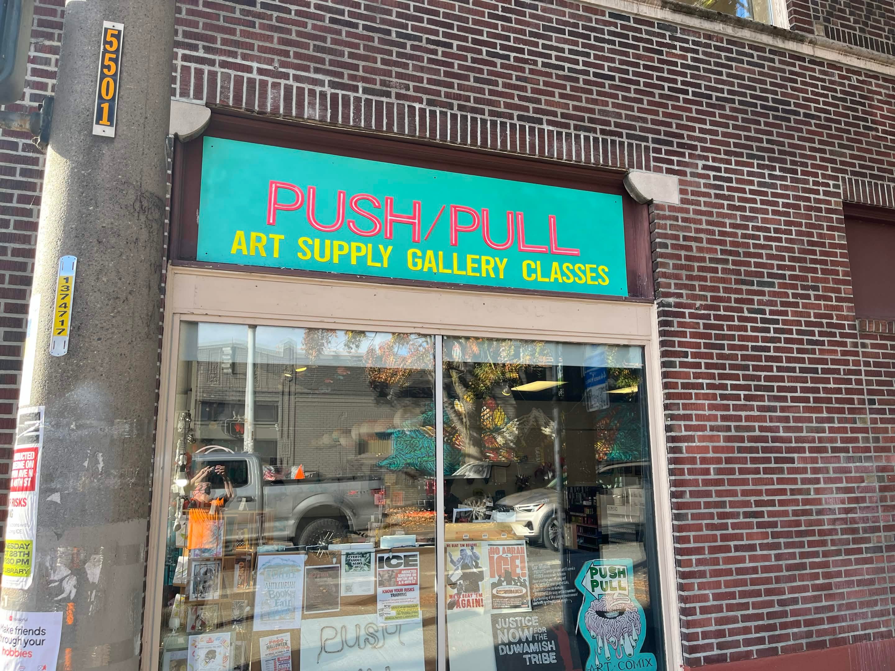 Keep PushPull, Ballard's Art Hub, Going campaign photo, 4 of 8