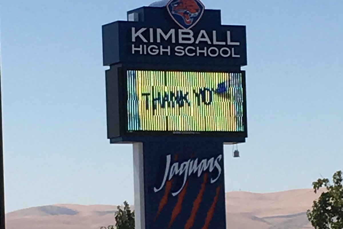 Fundraiser by Tamara Eubanks John C Kimball High School Marquee