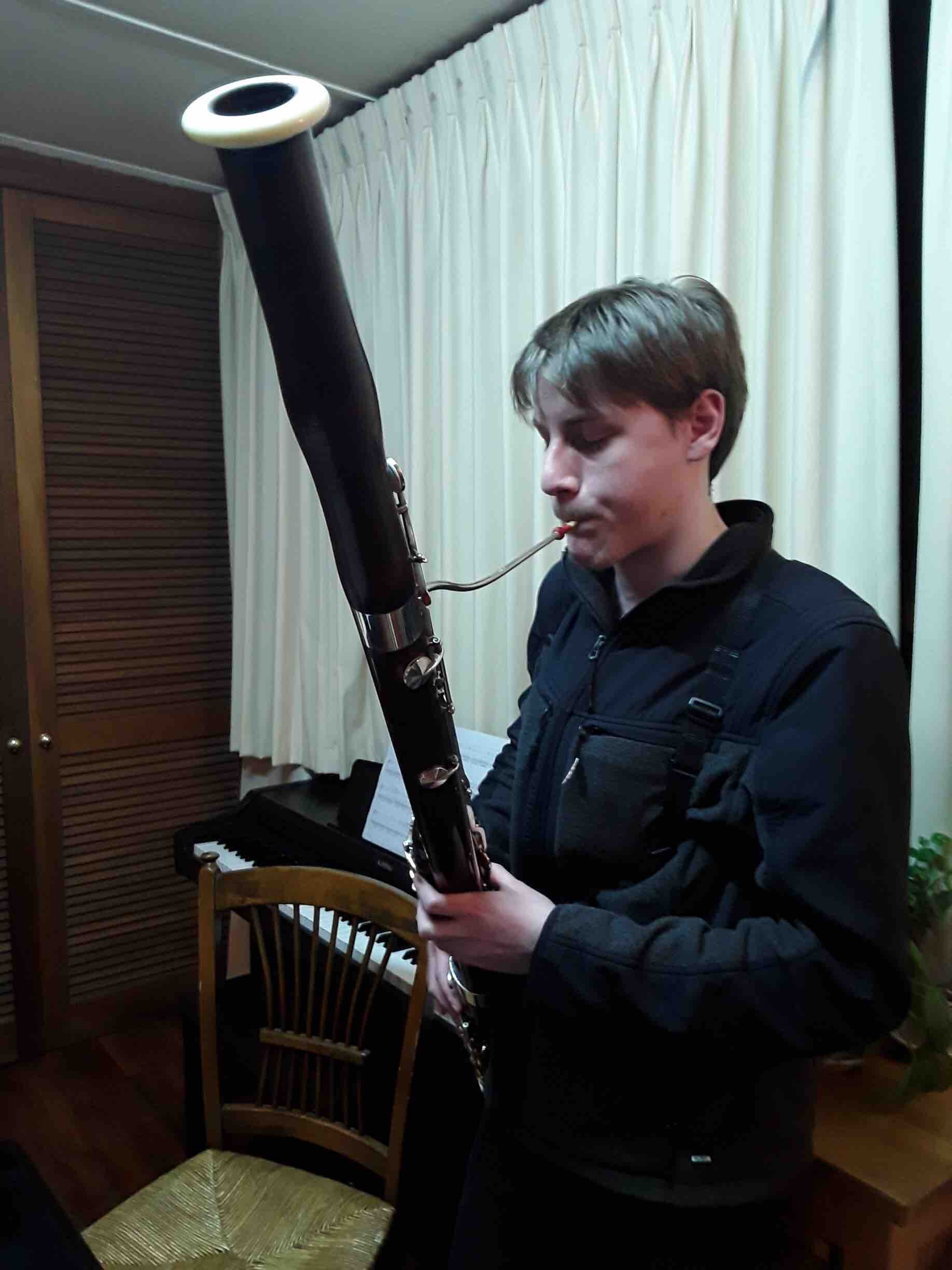 Fundraiser by Andrew Angus Bassoon for boy with cysticfibrosis