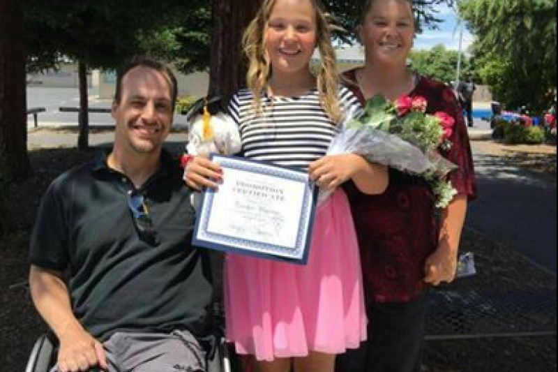 Brian Magnane's Wheelchair photo