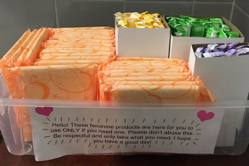 Fundraiser for Bryan Bailey by Erin Bailey Feminine Products for CSA